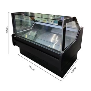 Armoire réfrigérée horizontale de 1,5 m pour aliments cuisinés commerciaux/viande fraîche/poisson <span class=keywords><strong>produits</strong></span> surgelés stockage affichage aliments cuisinés - Product Image 2