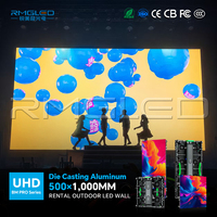 Pantalla LED de Alquiler para Exteriores P2.5 P3 P4, Alta Definición, a Todo Color, con Clasificación de Impermeabilidad IP65, para Conciertos y Escenarios