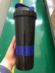 500ml 3-in-1 nhựa Spider protein cho Shaker chai với hai bột lưu trữ ly và ngăn cho drinkware - Product Image 2