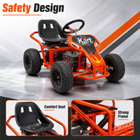 Kart à pédales électrique pour enfants, voiture de course à 4 roues à batterie avec fonction de chronométrage, adapté aux places publiques et aux parcs d'attractions