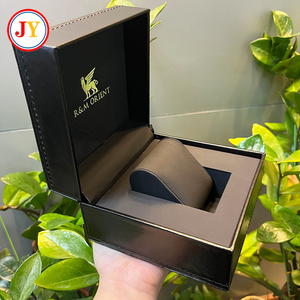 Faux leather <b>watch</b> box Dustproof <b>watch</b> storage <b>case</b> Men's <b>watch</b> organizer box Leatherette <b>watch</b> <b>case</b> - Product Image 2