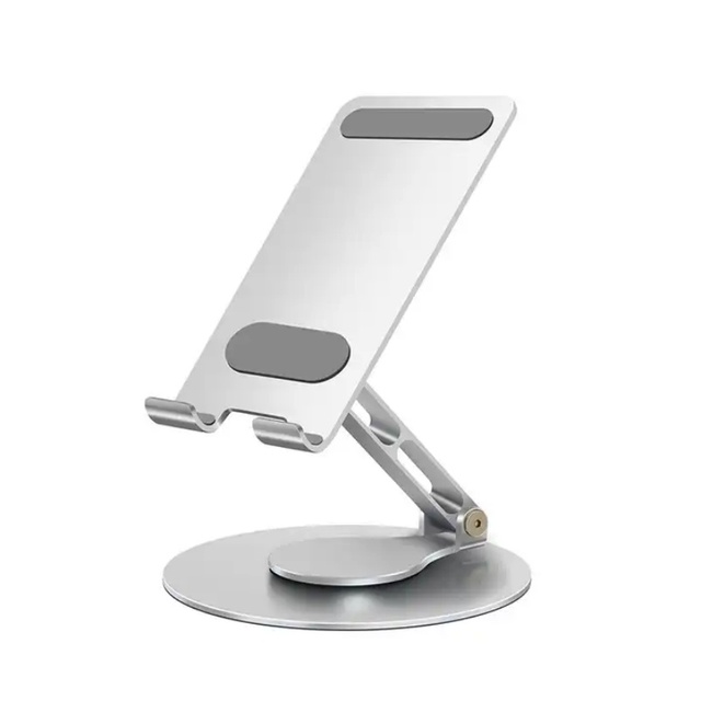 Wholesale Aluminum Alloy Phone Stand 360 Rotating Foldable Adjustable Desktop Holder Portable Phone Tablet Stand for Office