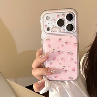 Nouvelle coque de téléphone transparente souple à couverture intégrale motif chat mignon fraise rose girly pour iPhone 18 Pro Max 17 16 15 14