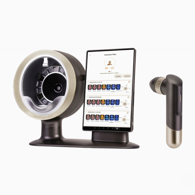 CE Approved M17 AI Skin Scanner 10 Spectral Imaging Facial Skin Analysis Machine