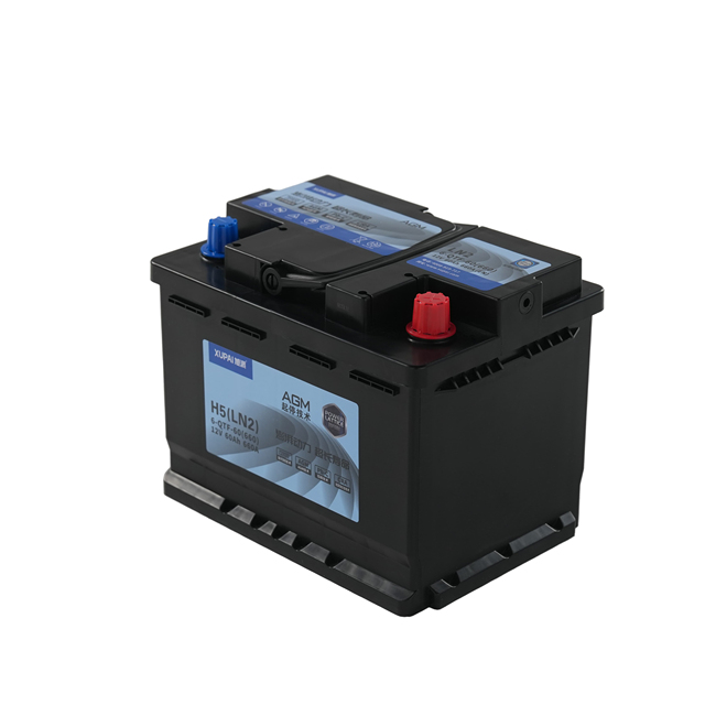 XUPAI H5(LN2) 12V 60Ah 660A AGM Start-Stop Car Battery High Cranking Power, Long Life All Climate Performance Maintenance-Free