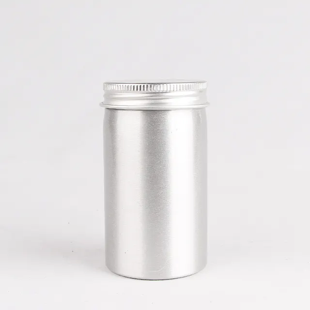 OEM Empty 80g straight tall aluminum jar screw top aluminum storage tin aluminum can manufacturer/wholesale