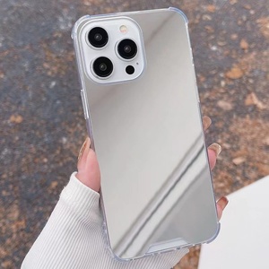 Antichoc tpu pc miroir coques de téléphone portable pour <span class=keywords><strong>iphone</strong></span> 15 14 pro max 13 12 <span class=keywords><strong>11</strong></span> fille femme maquillage couverture de téléphone - Product Image 2