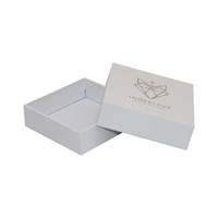 Boîte rigide blanche personnalisée avec couvercle et base pour emballage cadeau, avec insert et logo en feuille d'or, personnalisation des couleurs possible