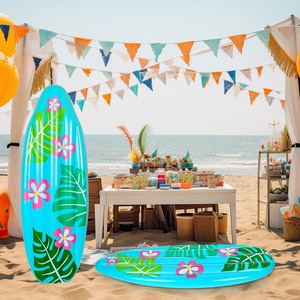 Planche de surf gonflable pour la plage, 60 pouces, planche de surf gonflable pour enfants et adultes, thème hawaïen, fête estivale en mer - Product Image 3