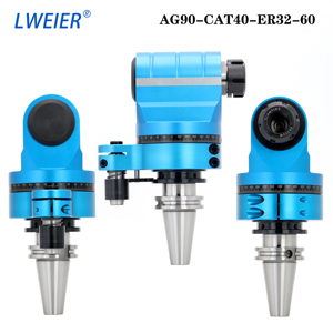 Cabezal de Fresado Lateral de 90 Grados LWEIER para Centro de Mecanizado, Cabezal de Fresado Lateral CAT40-ER32-60 para Fresado, Taladrado y Roscado - Product Image 2