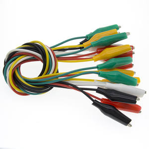 10pcs Alligator Clip 50cm cáp điện tự làm kiểm tra dẫn Alligator đôi kết thúc cá sấu Roach Jumper dây 2.8cm 3.5cm 4.5cm - Product Image 6