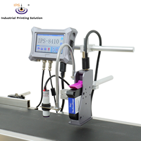 Machine de codage à jet d'encre TIJ IPS-8425 25,4 mm avec cartouche de solvant à séchage rapide de 42 ml pour le marquage des bouteilles en plastique PE PET