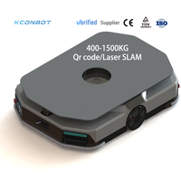 Robot AGV KCONBOT T7-1000 para Almacén, Autónomo, Capacidad de Carga de 1000 kg, Navegación Láser SLAM, Transpaleta Elevadora Oculta