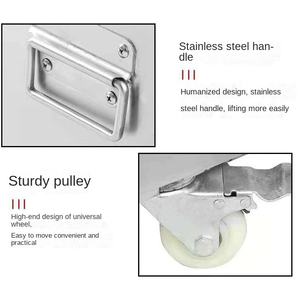 Máquina cortadora de carne con estructura de acero inoxidable Máquina cortadora de carne con cuchilla afilada - Product Image 3