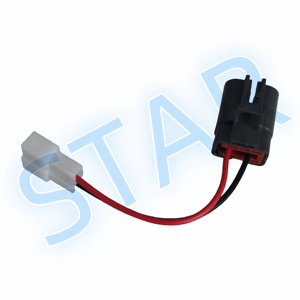 Mazda için 2-Pin 6.3mm Spade terminali elektrik konnektörü/Datsun/Hyundai otomobil alternatör tak 7223-6224-40 kablo demeti - Product Image 2