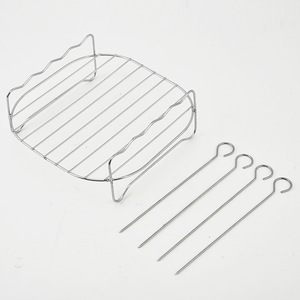 Grille de cuisson en acier inoxydable, grille de cuisson vapeur, accessoires pour double cuve, friteuse à air multifonctionnelle, produit transfrontalier très vendu - Product Image 4