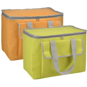 2022 new Heavy Duty Insulated Reusable Lightweight Shopping Bags Picnic Grocery Foldable Food Delivery Cooler Bag