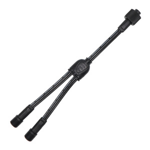 Y Type Roof <b>Light</b> 3 Core Waterproof Extension Cable Male Female Connector LED Outdoor Lighting Eaves <b>Lights</b> <b>Plug</b> <b>In</b> PVC - Product Image 3