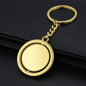 <b>Game</b> Peripheral Blue Rose Coin Holder Keychain UV Printing Alloy Fashionable and Creative Rotating Metal <b>Accessories</b> - Product Image 4