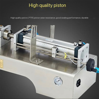 Machine de remplissage de sauce en acier inoxydable de qualité alimentaire, volume de remplissage réglable, avec fonction de mélange