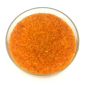Perline di Gel di silice o borsa alla rinfusa da 25kg all'ingrosso arancione blu materia prima 20 essiccante agente chimico ausiliario