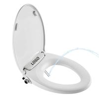 Siège de toilette bidet non électrique avec pression d'eau réglable, lavage arrière et hygiène féminine, compatible PP, O, V, D pour salle de bain