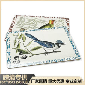 Set de table carré en liège personnalisé Tangfeng, antidérapant, isolant thermique, pour vaisselle occidentale, design en panneau MDF écologique TW6523 - Product Image 4