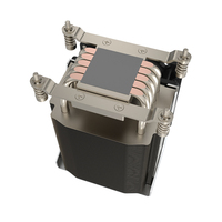 Refroidisseur de serveur COOLSERVER CS-AM5-4UR22 5 caloducs 180W, dissipateur thermique de refroidissement du processeur, compatible avec les cartes mères AM5 4U, ventilateur en cuivre