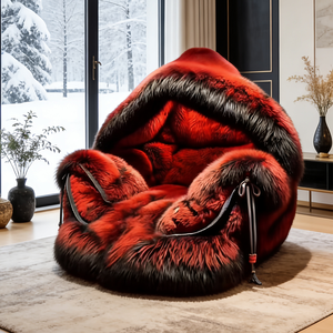 <span class=keywords><strong>Fauteuil</strong></span> Poire Rouge Luxe Grand Modèle à Capuche, Canapé Confortable, <span class=keywords><strong>Fauteuil</strong></span> Relax, Mobilier de Salon - Product Image 4