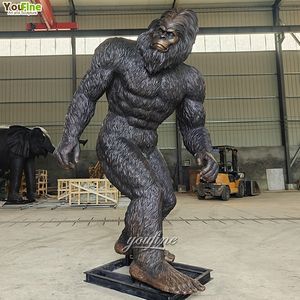 Escultura Bigfoot de estatua de bronce para decoración de jardín al aire libre de gran tamaño - Product Image 4