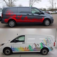 Transfert de véhicule personnalisé Amine voiture pare-brise arrière bannière autocollants étanche résistance aux UV 3D fenêtre vinyle décalcomanie