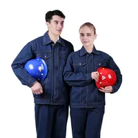 Abbigliamento da lavoro di sicurezza uniforme da lavoro in cotone a maniche lunghe traspirante Unisex personalizzato da uomo
