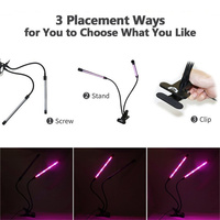 Lampu LED Tanam Fleksibel Aluminium dengan Penjepit dan Tripod untuk Tanaman Indoor dan Perkecambahan Benih - Promo!
