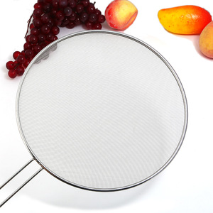 Stainless Steel <b>Mesh</b> <b>Strainer</b> 25cm Diameter Reusable Kitchen Sieve For Food Prep - Product Image 1