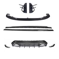 Kit Carrosserie Complet en Fibre de Carbone Sec de Haute Qualité (Lame Avant, Jupes Latérales, Diffuseur Arrière, Spoiler) pour Audi RS3 8.5Y Berline 2025 2026