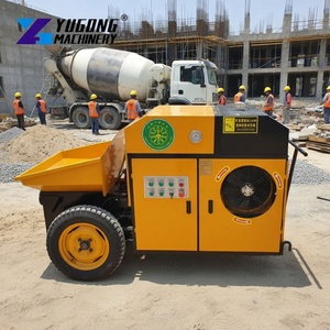 15KW 6m³/h Small Concrete <b>Pump</b> YG-10 with 20m Vertical Lift - Product Image 2