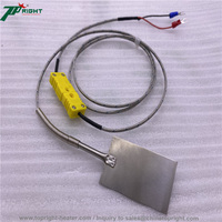 Termokopel bentuk cincin ID14mm tipe K dengan konektor mini jantan kuning