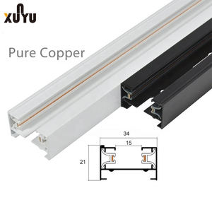 <span class=keywords><strong>Rail</strong></span> <span class=keywords><strong>de</strong></span> guidage pour éclairage <span class=keywords><strong>Led</strong></span> 24W, <span class=keywords><strong>3</strong></span> broches, 4 supports ajustables, système d'éclairage sur <span class=keywords><strong>Rail</strong></span>, pour plafond - Product Image 3