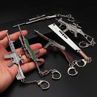 Cadeau promotionnel Jedi Elite M416 Game Key Gun 98K Modèle d'arme en alliage Métal Périphérique Porte-clés Jouet Pendentif Porte-clés Modèle