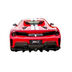 Kit carrosserie complet en fibre de carbone pour Ferrari 488 GTB modifiée PISTA : pare-chocs avant, pare-chocs arrière, jupes latérales, couvre-queue - Product Image 4