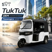 Triciclo Eléctrico de Pasajeros de 1000W, Tuk Tuk, 120km de Autonomía, Batería con Certificación CE E-Mark UN38.3, Modelo 2026, para Desplazamientos Urbanos