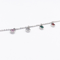 Bracelet pierre de naissance Pulseras De Acero Inoxidable Mujer cadeau d'anniversaire pour les femmes Bracelet en or délicat