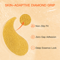 Patchs en gel de collagène PDRN de saumon personnalisés, masque réparateur anti-rides pour le contour des yeux, patch hydrogel raffermissant aux peptides, marque privée