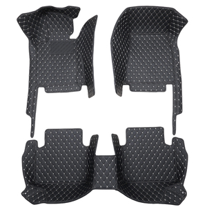 Eco PVC in pelle a doppio strato a forma di diamante perfetto tappetino auto impermeabile per <span class=keywords><strong>Hyundai</strong></span> <span class=keywords><strong>i30</strong></span>