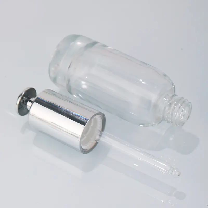 Gläser kosmetische transparente essentielle Sprüh flaschen Hochzeit begünstigt Diffusor flaschen beutel zum Verpacken mit Metall abdeckung