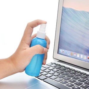 Laptop Cleaning Kit Set Light Blue Royal Blue Computer <b>Screen</b> <b>Cleaner</b> Portable Mini With Cloth And Liquid 18.5X13X4Cm - Product Image 2