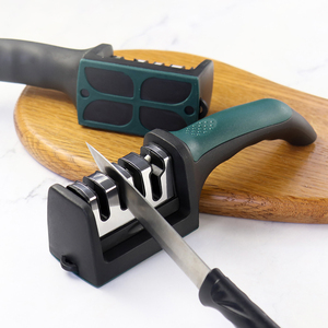 Aiguiseur de couteaux de cuisine 4-en-1 à 4 étapes, accessoires pour couteaux, tige d'affûtage pour aider à restaurer et polir les lames - Product Image 1