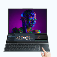 Ordinateurs portables Core I7-9750H Win10 tout nouveau ordinateur de bureau à double écran tactile 16 + 14 pouces PC portables de jeu 2 To SSD 10e génération