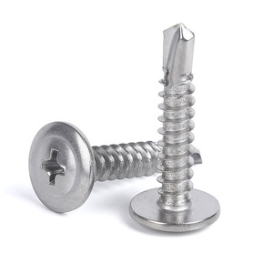 M4.2 M4.8 #8 #10 Stainless Steel 410 Phillips Self Tapping <b>Screws</b> Wafer Modified Truss Head Self Drilling Sheet Metal <b>Screws</b> - Product Image 2