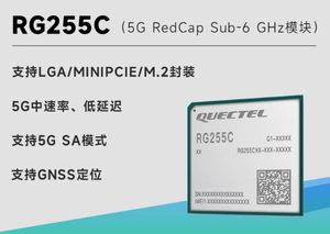 Quectel RG255C-GL M.<span class=keywords><strong>2</strong></span> 5G RedCap Sub-6 GHz-Modul für <span class=keywords><strong>IoT</strong></span>-Anwendungen - Product Image 2